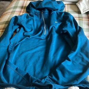 Blue Nike quarter zip